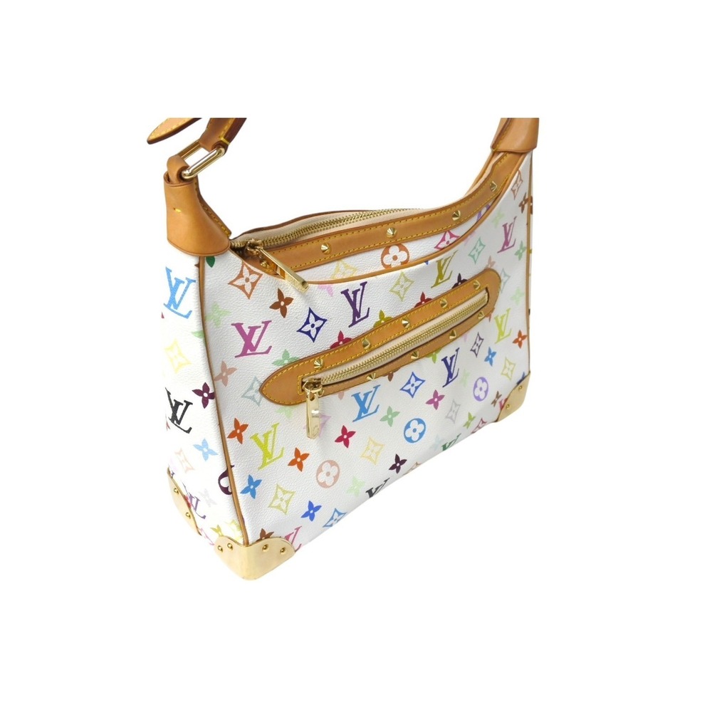 Louis Vuitton Boulogne shoulder bag Monogram Multicolore Multicolor White - Picture 5 of 9